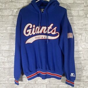 Vintage 90s Starter New York Giants football hoodie Size Medium